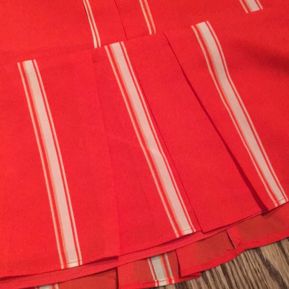 NWT Banana Republic red striped peplum tank blouse - Picture 4 of 5